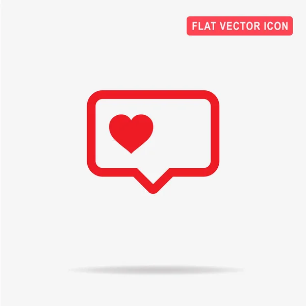 Icono Amor Ilustración Del Concepto Vectorial Para Diseño — Vector de stock