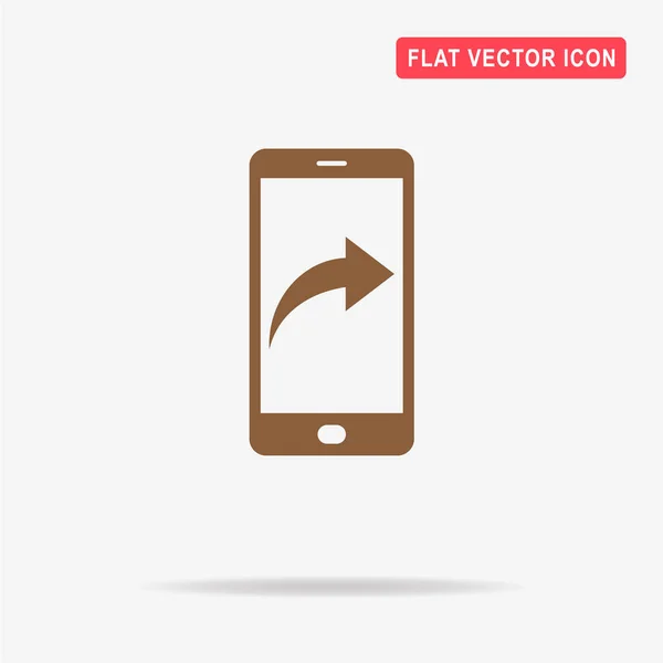 Ref Mobile Share Векторная Концепция — стоковый вектор