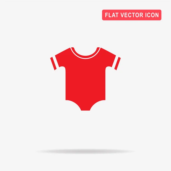 Baby Kleding Pictogram Vectorillustratie Concept Voor Ontwerp — Stockvector