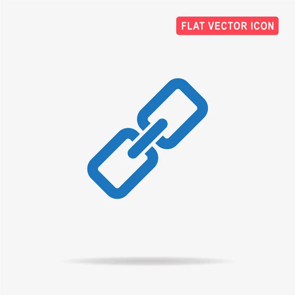 Link Symbol Vektor Konzept Illustration Für Design — Stockvektor