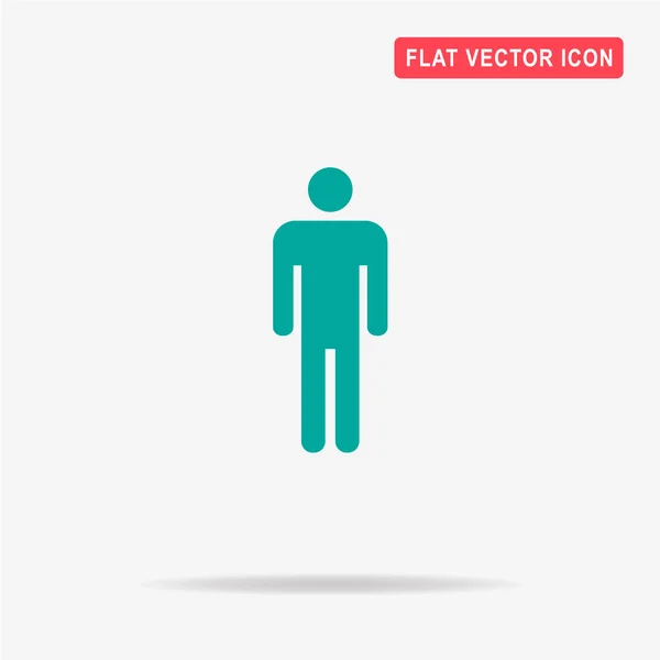 Icono Del Hombre Ilustración Del Concepto Vectorial Para Diseño — Vector de stock