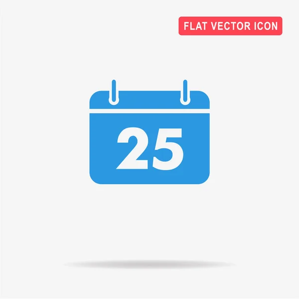 Het Pictogram Van Kalender Vectorillustratie Concept Voor Ontwerp — Stockvector