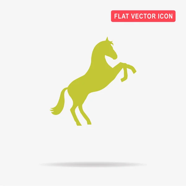 Horse Icon Vector Concept Illustration Design — Stock Vector