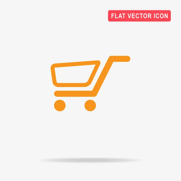 Trolley Pictogram Vectorillustratie Concept Voor Ontwerp — Stockvector