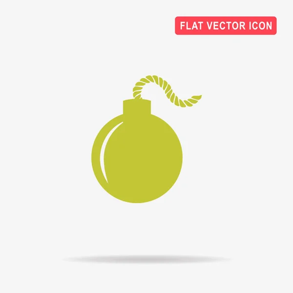 Icono Bomba Ilustración Del Concepto Vectorial Para Diseño — Vector de stock