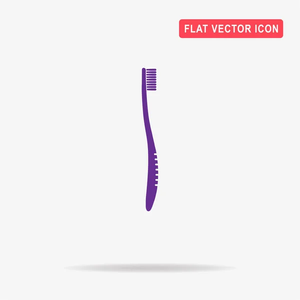 Tandenborstel Pictogram Vectorillustratie Concept Voor Ontwerp — Stockvector