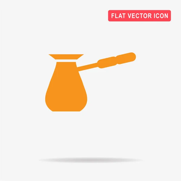 Icono Cezve Ilustración Del Concepto Vectorial Para Diseño — Vector de stock