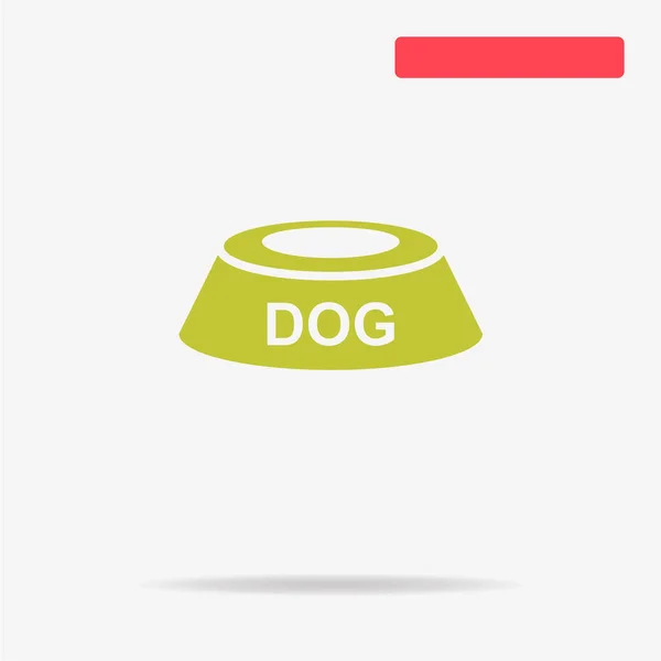 Hundeschale Vorhanden Vektor Konzept Illustration Für Design — Stockvektor