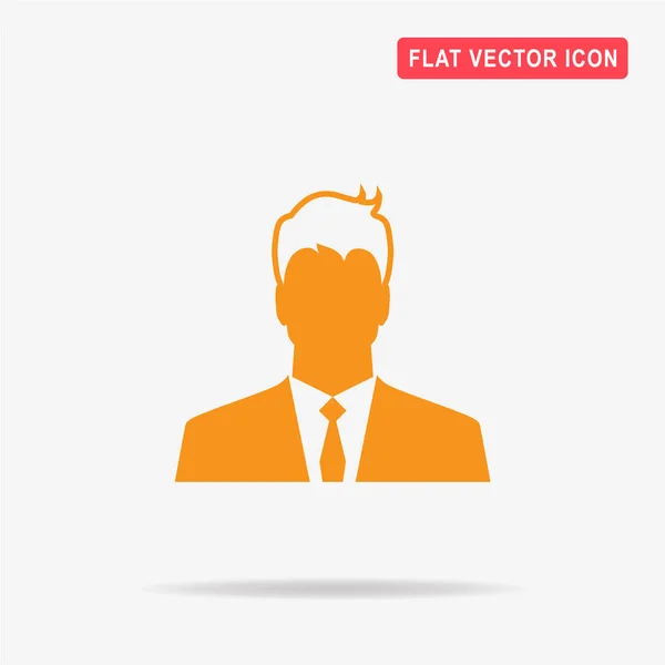 Man Icon Vector Concept Illustration Design — Stock Vector