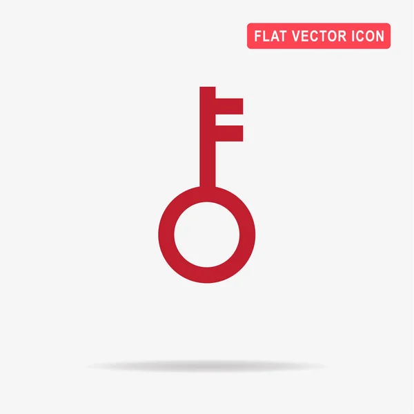 Icono Clave Ilustración Del Concepto Vectorial Para Diseño — Vector de stock