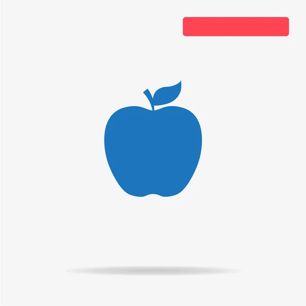 Ícone Apple Ilustração Conceito Vetor Para Design — Vetor de Stock