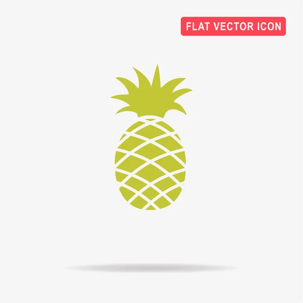 Ananas Symbol Vektor Konzept Illustration Für Design — Stockvektor