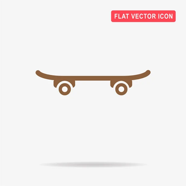 Skateboard Symbol Vektor Konzept Illustration Für Design — Stockvektor