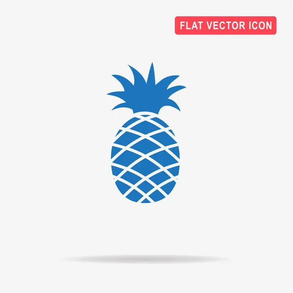 Ananas Symbol Vektor Konzept Illustration Für Design — Stockvektor
