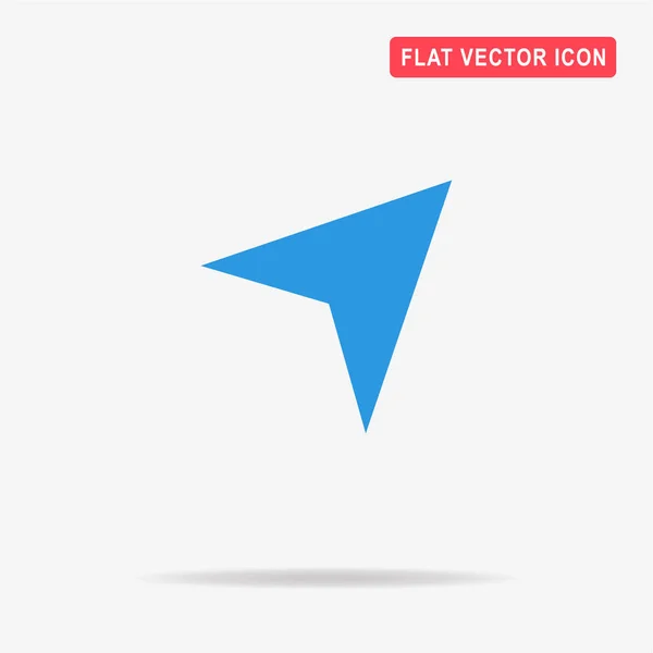 Icono Del Navegador Flecha Ilustración Del Concepto Vectorial Para Diseño — Vector de stock