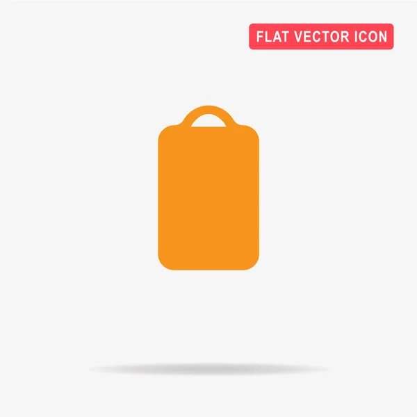 Cutting Board Icon Vector Concept Illustration Design — Stock Vector