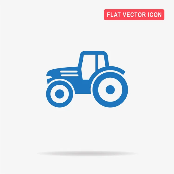 Traktorikone Vektor Konzept Illustration Für Design — Stockvektor