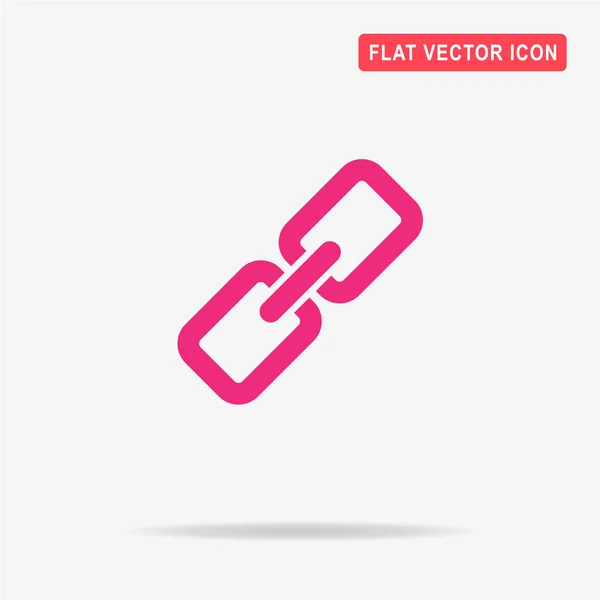 Link Symbol Vektor Konzept Illustration Für Design — Stockvektor