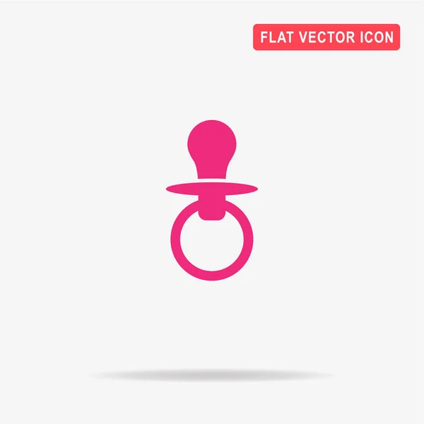 Icono Pezón Ilustración Del Concepto Vectorial Para Diseño — Vector de stock