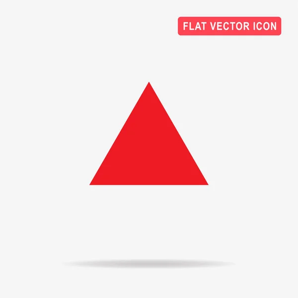 Dreieck Symbol Vektor Konzept Illustration Für Design — Stockvektor