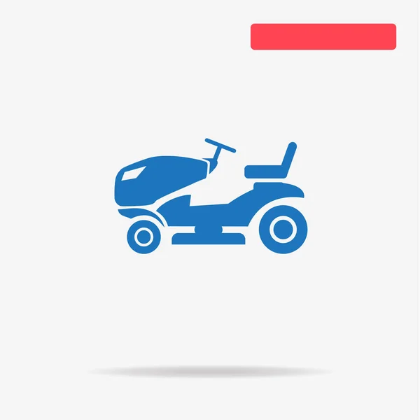 Icono Del Tractor Césped Ilustración Del Concepto Vectorial Para Diseño Gráficos vectoriales