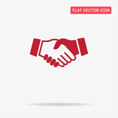 El sıkışma simgesi. Vektör konsept illüstrasyon tasarımı için.