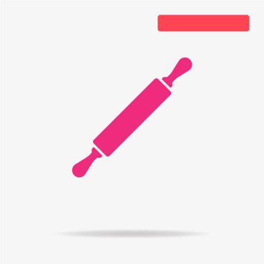 Oklava simgesi. Vektör konsept illüstrasyon tasarımı için.