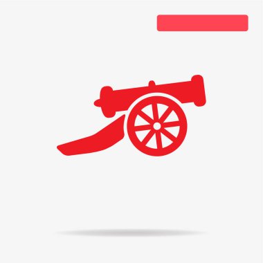 Top simgesi. Vektör konsept illüstrasyon tasarımı için.