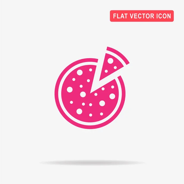 Icono Pizza Ilustración Del Concepto Vectorial Para Diseño — Vector de stock