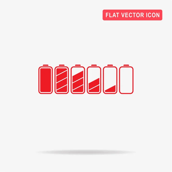 Icône Batterie Illustration Vectorielle Concept Pour Design — Image vectorielle