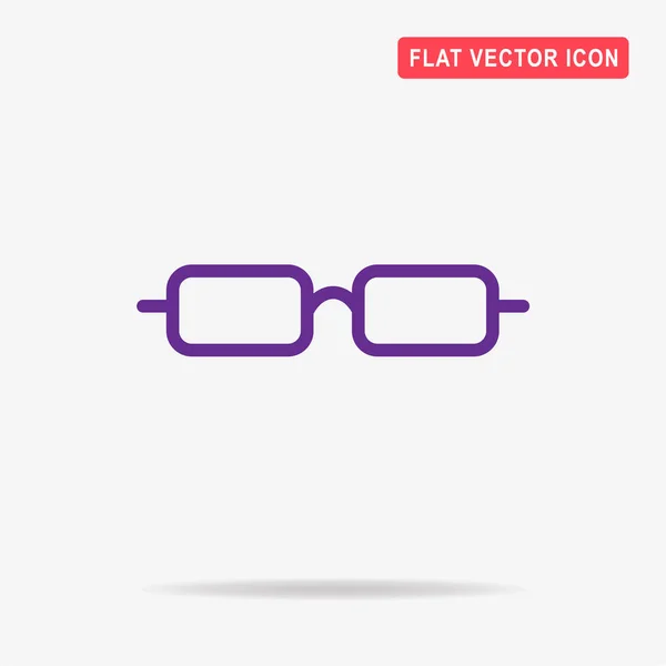 Brillensymbol Vektor Konzept Illustration Für Design — Stockvektor