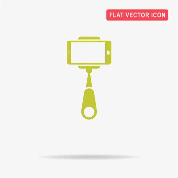 Icône Selfie Stick Illustration Vectorielle Concept Pour Design — Image vectorielle
