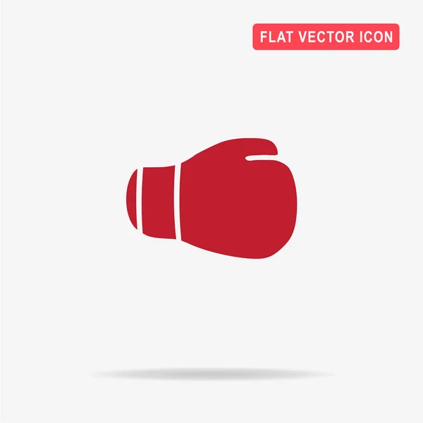 Boxhandschuh Symbol Vektor Konzept Illustration Für Design — Stockvektor