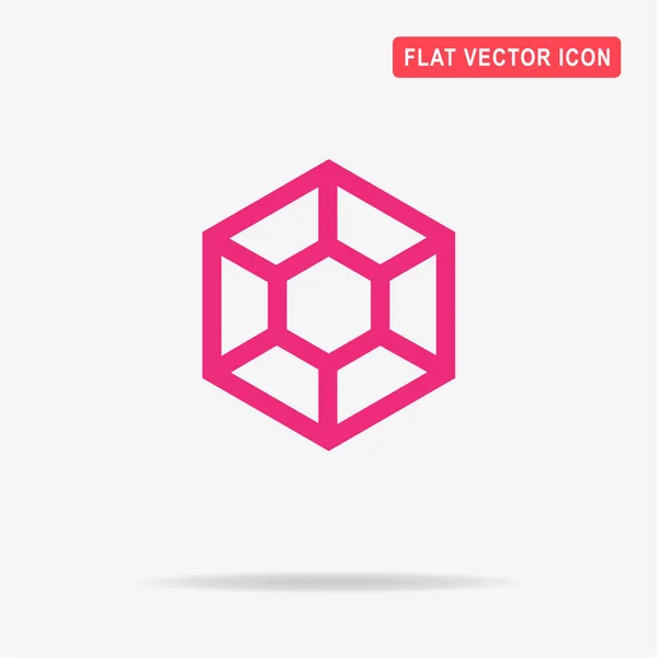 Diamond Icon Vector Concept Illustration Design — Stock Vector