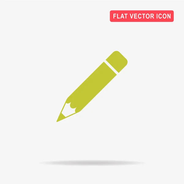 Εικονίδιο Μολυβιού Vector Εικονογράφηση Έννοια Για Σχεδιασμό — Διανυσματικό Αρχείο