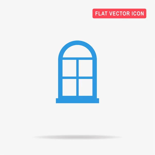 Піктограма Вікна Векторна Концепція Ілюстрація Дизайну — стоковий вектор