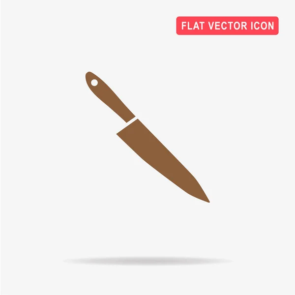 Messersymbol Vektor Konzept Illustration Für Design — Stockvektor