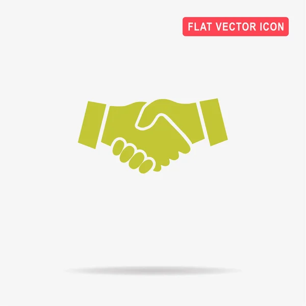 Handshake Icon Vector Concept Illustration Design — Stock Vector