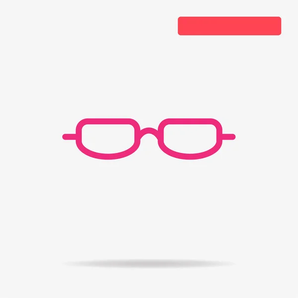 Gözlük Simgesi Vektör Konsept Illüstrasyon Tasarımı Için — Stok Vektör