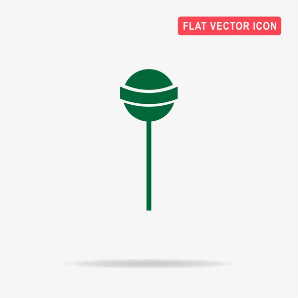 Lollipop Pictogram Vectorillustratie Concept Voor Ontwerp — Stockvector