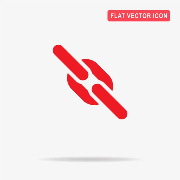 Link Symbol Vektor Konzept Illustration Für Design — Stockvektor