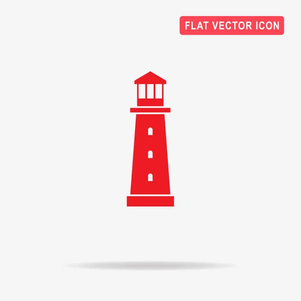 Icono Del Faro Ilustración Del Concepto Vectorial Para Diseño — Vector de stock