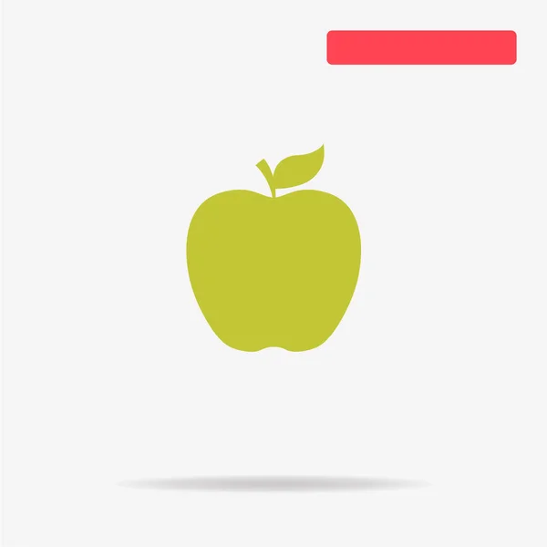 Ícone Apple Ilustração Conceito Vetor Para Design — Vetor de Stock
