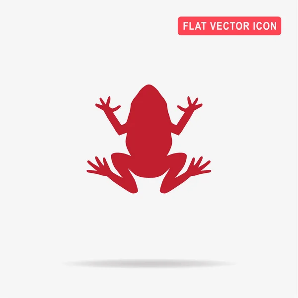 Froschsymbol Vektor Konzept Illustration Für Design — Stockvektor