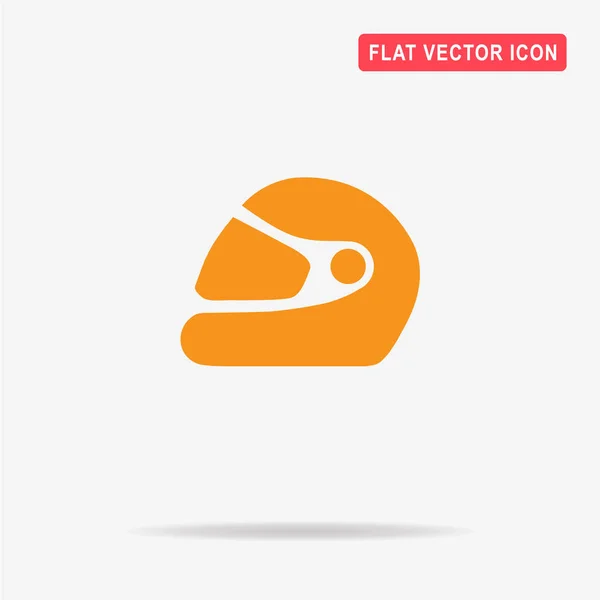 Icono Del Casco Carreras Ilustración Del Concepto Vectorial Para Diseño — Archivo Imágenes Vectoriales