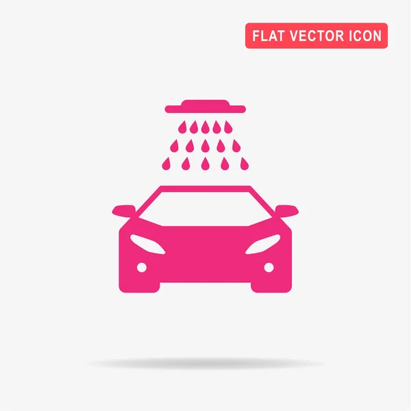 Значок Автомойки Векторная Концепция — стоковый вектор