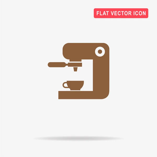 Coffee Machine Icon Vector Concept Illustration Design — Stock Vector