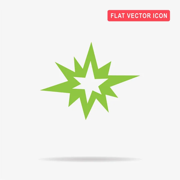 Boom Icon Vector Concept Illustration Design — Stock Vector