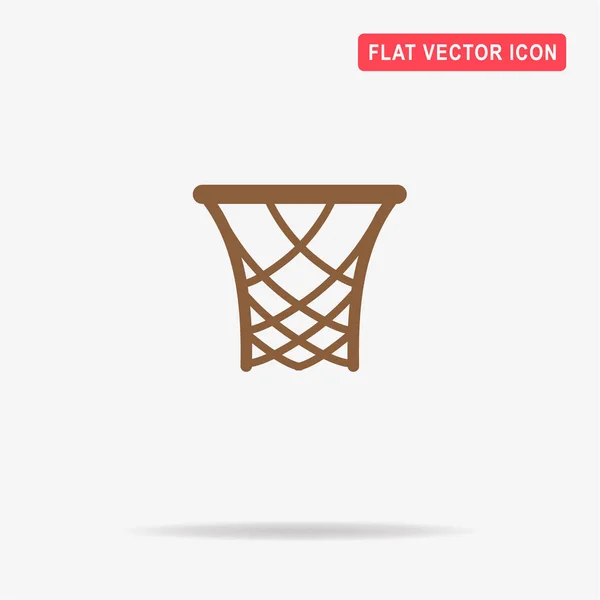 Icône Jante Basket Illustration Vectorielle Concept Pour Design — Image vectorielle