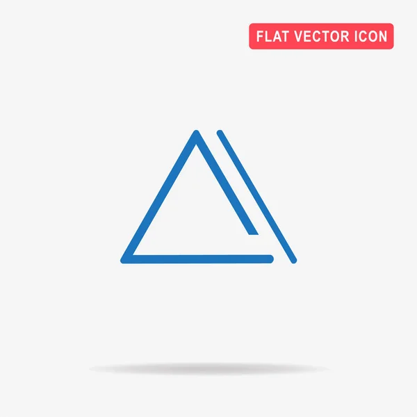 Icône Triangle Musical Illustration Vectorielle Concept Pour Design — Image vectorielle
